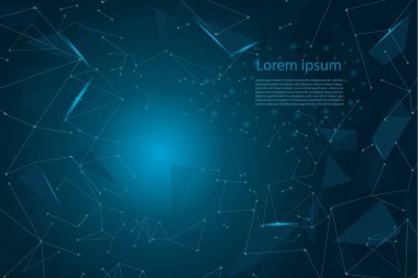 Blue teknoloji arka plan boşluk vektör çizim ile