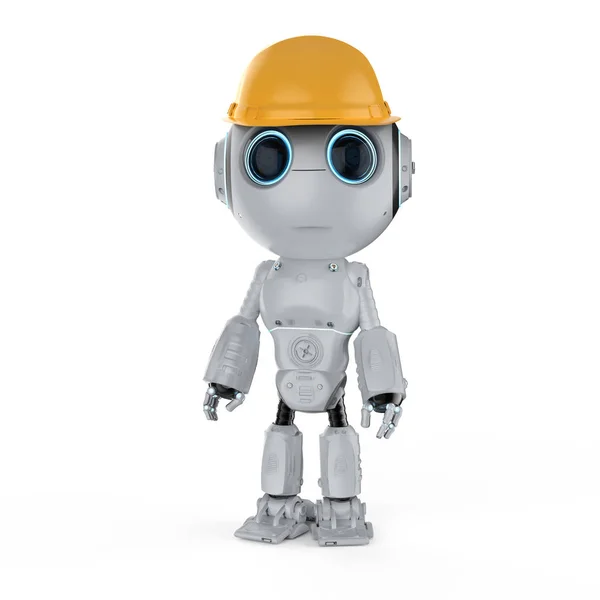 Rendering Schattig Kunstmatige Intelligentie Robot Ingenieur Caractère — Stockfoto