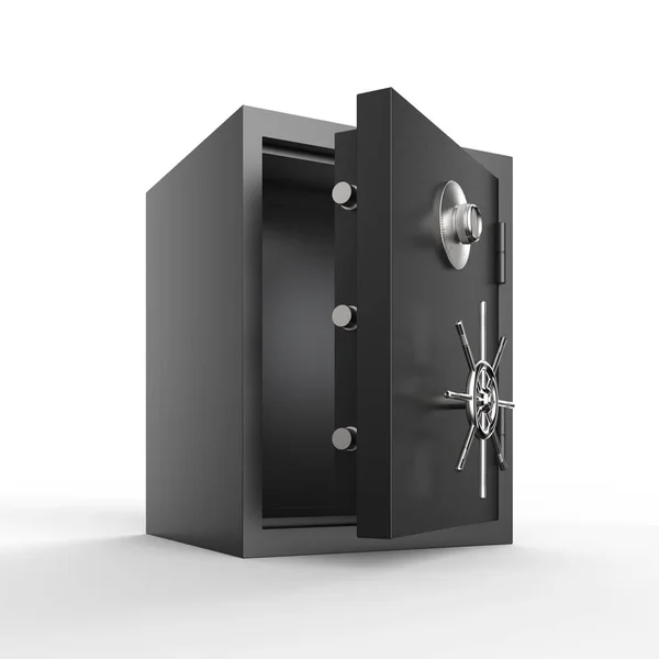 Rendering Bank Safe Bank Vault Open — Stock Photo, Image