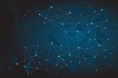 Blue teknoloji arka plan boşluk vektör çizim ile