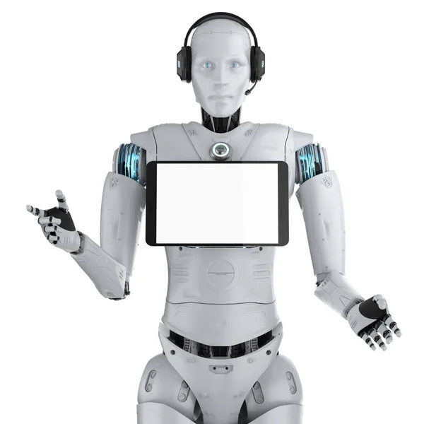 Conceptul de asistent robot — Fotografie, imagine de stoc