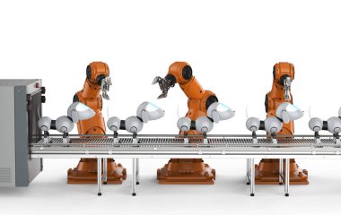 Köpek robot üretim hattı