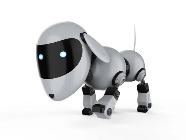 Köpek robot incelemek — Stok fotoğraf