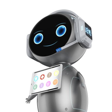 Sevimli asistanı robot