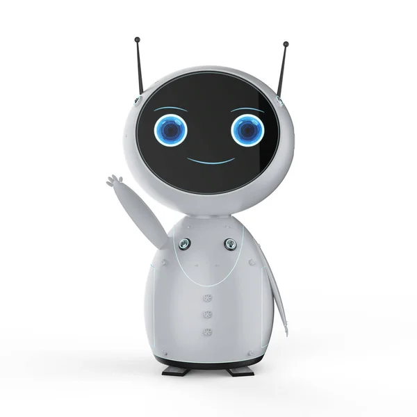 Cute artificial intelligence robot — Stock Photo, Image