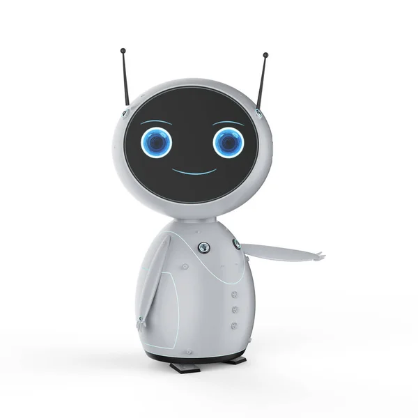 귀여운 인공 지능 로봇 — 스톡 사진