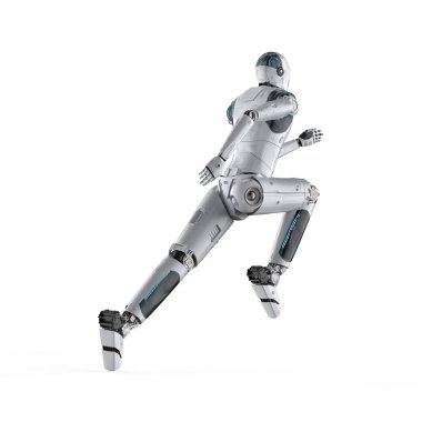 robot çalışan veya atlama 