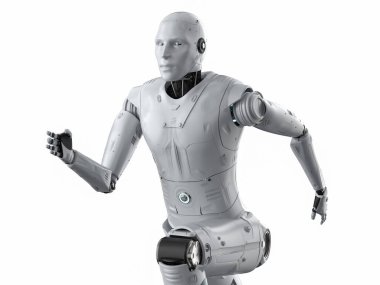 robot çalışan veya atlama 