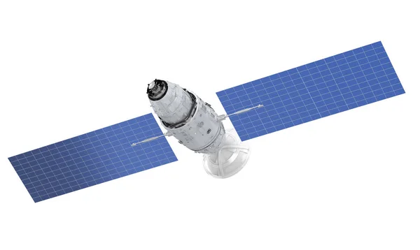 Satellietschotel met antenne — Stockfoto