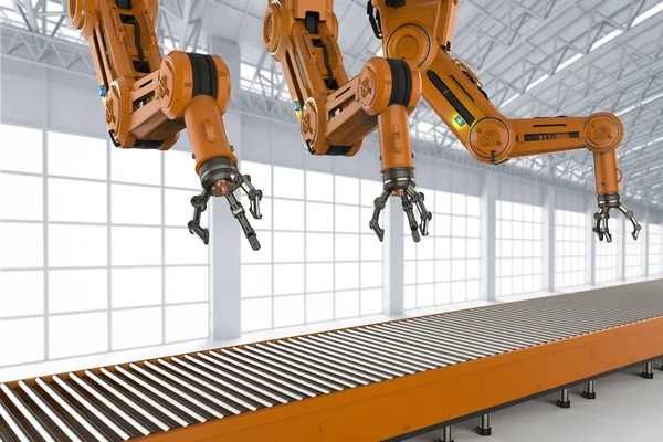 Automationskoncept fabrik — Stockfoto