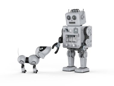 Köpek ile Robot tin oyuncak