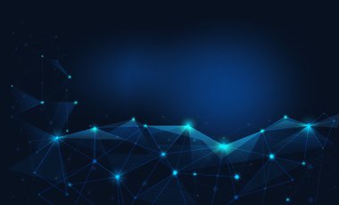 Blue teknoloji arka plan boşluk vektör çizim ile