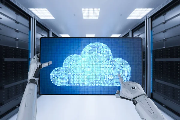 Tecnología de cloud computing — Foto de Stock