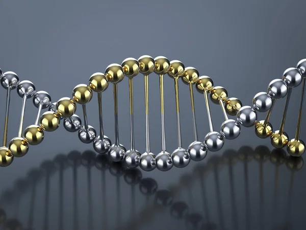 Estrutura da hélice do ADN — Fotografia de Stock