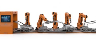 Automation aumobile factory concept  clipart