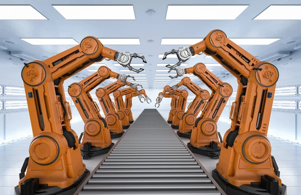 Automatisation Concept de l'industrie — Photo