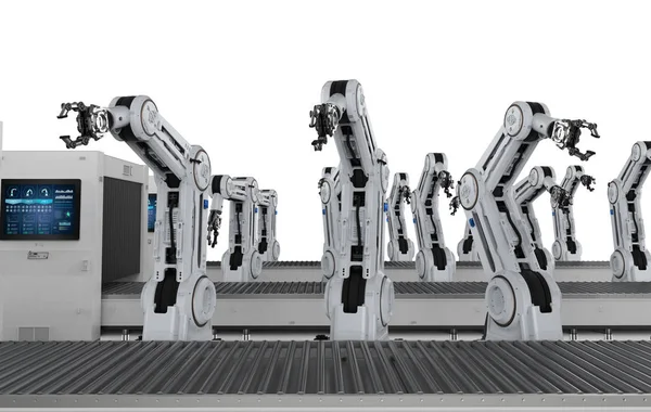 Automatizálás iparági koncepció — Stock Fotó