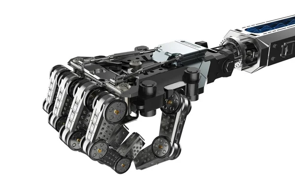 Cyborg hand isolated — Stock Photo, Image