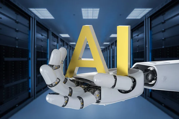 Koncepcja technologii AI — Zdjęcie stockowe
