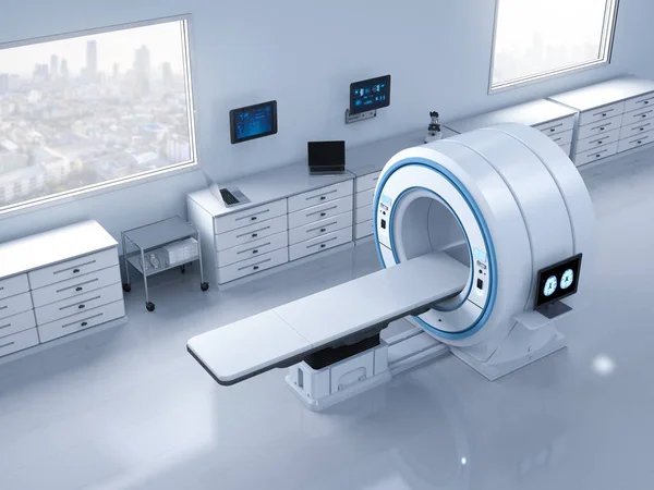 Lab with mri scan machine — Stock Photo, Image