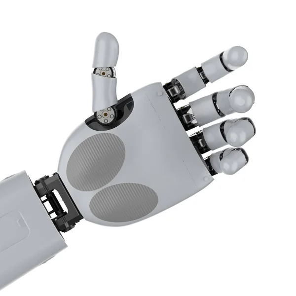 Robot el izoleRobotic hand geïsoleerd — Stockfoto