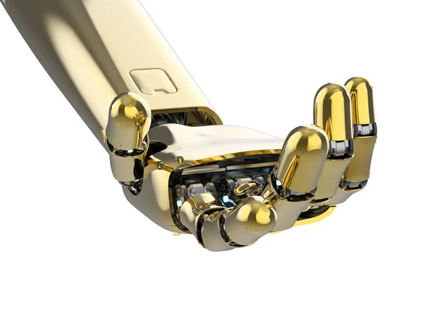 Robotic hand isolated — Stock Photo, Image