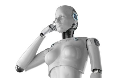 Dişi cyborg veya robot