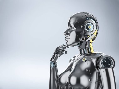 Dişi cyborg veya robot