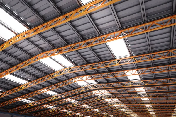 Rendering Factory Ceiling Metal Beam — Stock Photo, Image