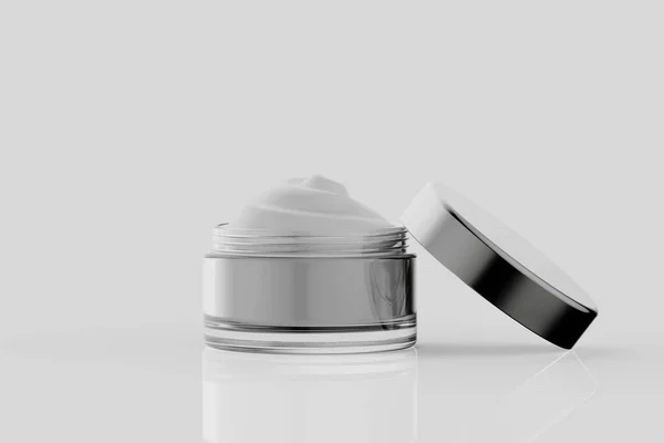 Make Cosmetische Crème Pot Container Met Dop — Stockfoto