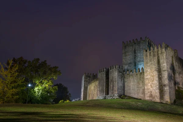 Castelo Medieval Guimarães Norte Portugal — Fotografia de Stock