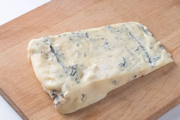 Gorgonzola Kaas Met Blauwe Schimmel Houten Snijplank — Stockfoto