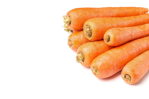 Carrot vegetable isolated on white background cutout — Stock Photo, Image