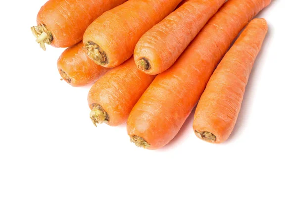 Carrot vegetable isolated on white background cutout — Stock Photo, Image