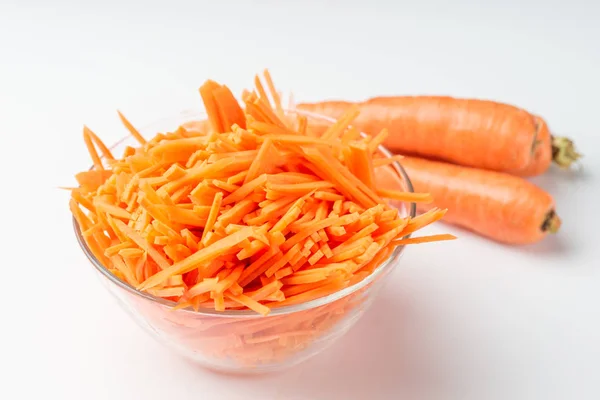 Carote affettate Carote sfondo. Carota tagliata a pezzi. Ca — Foto Stock