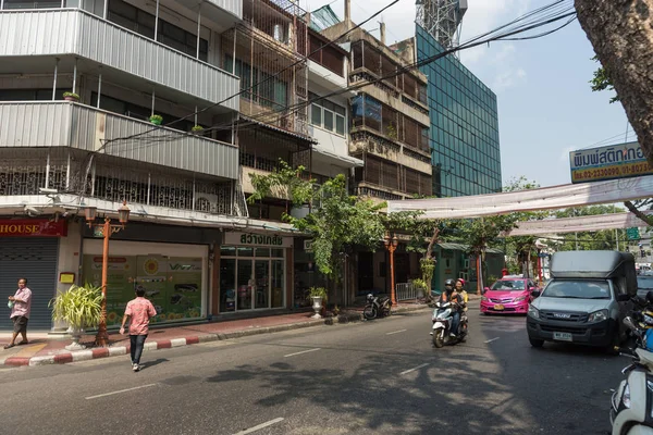 Bangkok, thailand - 14. februar 2019 china city street free fro — Stockfoto
