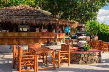 Tropik ada, lüks beach resort Beach barda