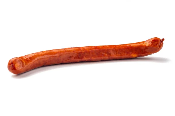 Spanish sausage. Isolate on white background. — Stock Photo, Image