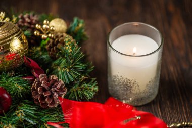 Yılbaşı yeni yıl kutlama süslemeleri kavramı