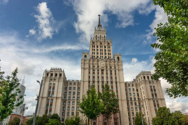 Red Gates Administrative Building (one of 7 Stalin\'s high-rises-seven sis) situated near Krasniye Vorota / Red Gates subway station