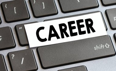 Kariyer metin kavramı bilgisayar klavye