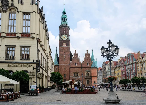 Staré Náměstí Poznani Poznaň Polsko Prosince 2014 Barevné Staré Činžovní — Stock fotografie