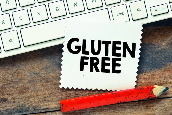 Libre de gluten y estetoscopio —  Fotos de Stock