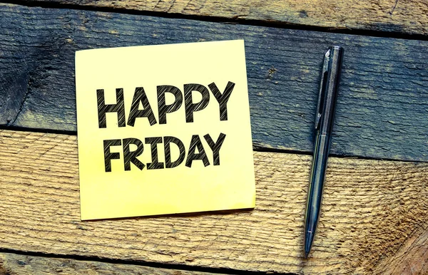 Happy Friday card — Stock Photo, Image