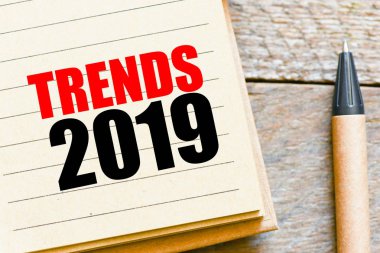 Eğilimleri 2019 yazıt tabloda Not Defteri'nde