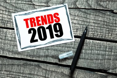 Eğilimleri 2019 yazıt tabloda Not Defteri'nde