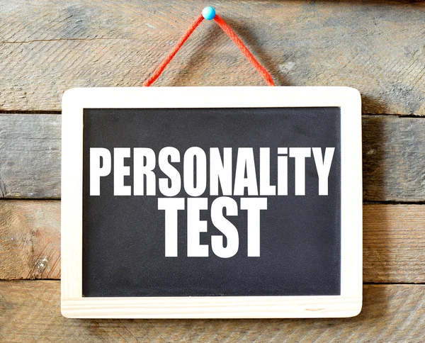 Presonality Test Chalkboard — Stock Photo, Image