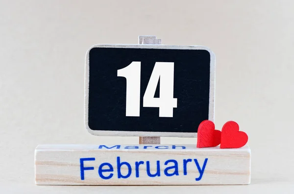 Tarjeta Felicitación Para Día San Valentín Fondo Creativo — Foto de Stock