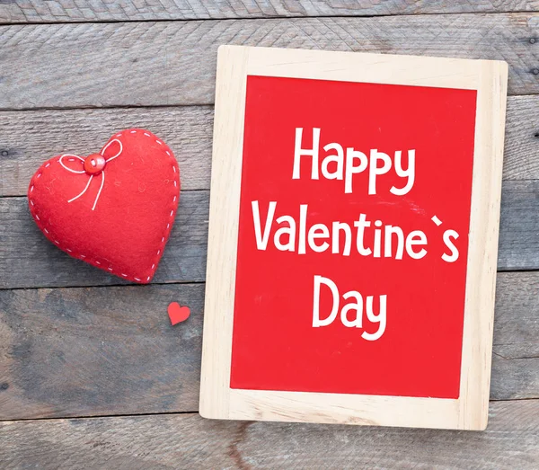 Tarjeta Felicitación Para Día San Valentín Fondo Creativo —  Fotos de Stock