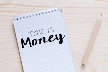 metin zamanı ile not defteri para 